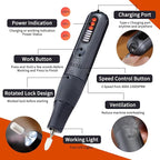 8.0V Cordless Rotary Tool, 5 Speeds, 65 Pcs Rotary Tool and Accessories Multi-Purpose For Carving, Engraving, Sanding, Polishing and Cutting,DIY Crafts