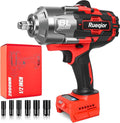 Cordless Impact Wrench 1/2" for Milwaukee 18V Battery, Impact Wrench 1450FT-LBS(2000N.m) High Torque Brushless Electric Impact, with 4 Modes Power Impact Driver for Car, Truck, Mower (No Battery)