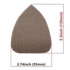 Mouse Mesh Sanding Sets, 1Pc Sanding Interface Pad and 50Pcs Sanding Paper 80 | 120 | 180 | 240 | 320 Grit Hook and Loop Sandpaper for Detail Sander -FMN51