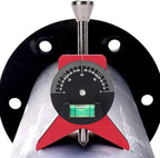 Pipe Center Finder, Pipe Marker Centering Tool, Pipefitter Tools with Magnetic Centering Head, Y Shaped, Pipe Fitting Tools with Adjustable Scale Bubble Level Protractor