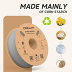 Official Creality Hyper PLA Filament 1.75mm, High Speed PLA 30-600mm/s 3D Printer Filament, Dimensional Accuracy +/-0.02mm, Fit Most FDM 3D Printers, 1KG(2.2lbs) Spool Gray