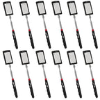Lan-He Telescoping Inspection Mirror with 2 LED Lights extendable Machine Tool Inspection Mirrors 360 Swivel for Extra Viewing Dead Angle,Line of Obstacle Area Mechanic Automotive Gifts (12pcs)
