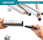 Libraton Copper Tube Cutter 1/4" to 2-3/4", Tube Cutter, Heavy-duty Tubing Cutter for Copper Pipe with Deburring Tool