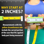 Perfect Body Tape Measure - 80 Inch Automatic Telescopic Tape Measure - Retractable Measuring Tape for Body: Waist, Hip, Bust, Arms, and More (Green - 80 inch)