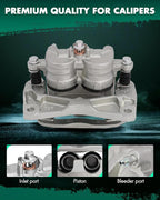 SCITOO Front Right Brake Caliper With Bracket 19B2682B Compatible For Saab 2005-2006 For Subaru 2002-2018