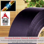 Black Electrical Tape 8Rolls, 7mils x 3/4 in x 30 ft, Flame Retardant,Waterproof,Strong Adhesive, Durable, Easy-Wrap,High Temp Electrical Tape Electric Super Vinyl