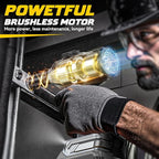 Cordless Impact Wrench 1/2 inch for Dewalt 20V Battery, 750Ft-lbs(1000N. m) Brushless High Torque Power Impact Wrench Gun Tool with LED Work Light and Belt Clip (Battery Not Included)