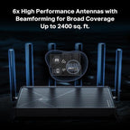 TP-Link Archer BE6500 Dual-Band Wi-Fi 7 Router (Archer BE400) | Dual 2.5 Gbps Ports USB 3.0 | Covers up to 2,400 Sq. ft and 90 Devices | Quad-core CPU| HomeShield, Private IoT, Free Expert Support