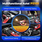 Autel PowerScan PS100 Automotive Circuit Tester 2.0, 12-24V Power Circuit Probe Tool, Auto Electrical Short Open Circuit Finder, AC/DC/Resistance/Component/Signal/Test Tool, w 20ft Extension Cable