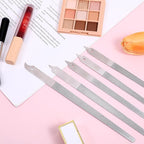Stainless Steel Diamond Dust Nail File 5 PCS Professional Metal Nail Files with Sharp Pointed Tip Non-Slip Double Sided Manicure Pedicure Tools for Fingernails & Toenails Care Essentials