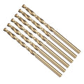 Drill Bit, 1/8" Cutting Diameter (3.175mm), 4241 HSS Black and Gold 118° Cutting Angle Versatile Jobber Bits - (Applications: for Drilling Plastic Wood Soft Thin Metal), 6-Pieces