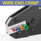 haisstronica Crimping Die for Ferrule Terminals, 24-8 AWG