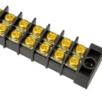 Terminal Block 2 Wrapped 12 Circuits 30A 450v Double-Row Screw terminals and 48 Pieces Connectors