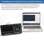 OWON Digital Oscilloscope with Dual-Channel Channels and Screen 7 inch, TFT-LCD Display, Portable Oscilloscope with 1GS/s Sampling Rate, Bandwidth 150MH,8K Waveform Length,SDS215S