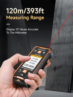 Stud Finder Wall Scanner - Stud Finder Tool HD LCD Display and w/Intelligent Microprocessor Chip, Stud Detector and Laser Measure for the Center and Edge of Wood AC Wire Metal Studs Joist Pipe