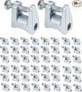 Beam Clamps 50 Packs 3/8"-16 Cast Iron Mini C-Clamps with 13/16" Adjustable Jaw Opening for Welding/Carpenter/Building/Household Mount/Pipeline Anchor