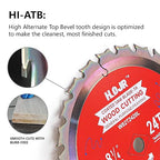 Circular Saw Blade Woodworking TA Series 8-1/4" 24-Tooth Arbor: 5/8",Finishing/General Purpose Wood Cutting,Special Anti-Thermal Adhesion Coating on Cutting Head -TA, 8-1/4" 24T TA