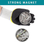 8 Pieces 3” Round Magnetic Bowl Trays Set Stainless Steel Magnet Tool Tray Parts Holder for Screws, Sockets, Bolts, Pins, Mechanic's and Automotive