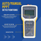 1600W Solar Panel Tester MPPT Photovoltaic Multimeter & Watt Meter Smart Portable Tool for Solar PV Panel Data & Troubleshoot Measures Power Output, Performance, and Open Circuit Voltage