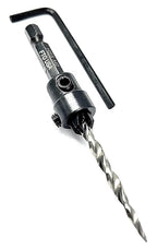 FTG USA Adjustable Wood Countersink Drill Bit #8 (11/64") with Tapered Drill Bit for Woodworking