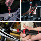 Torque Screwdriver, 64 Pcs 10-70 Inch Pound Torque Screwdriver Set with T-Bar & S2 Bits, Accurate 1/4" Small Torque Wrench Screwdriver for Bike, Scope Mounting & Device Assembly