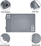 Gun Cleaning Mat, Premium Magnetic Pad With Organizer Parts Tray, Anti-Slip Rubberized Pistol Mat, Protective Workbench Mat for Gun Cleaning (16.5"x 10.43")