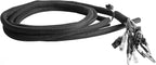 Design Engineering 010651P10 Black (8mm) 5/16" x 10' Split Sleeve Wire and Hose Protection