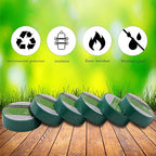 Electrical Tape Green 6 Pack 3/4-Inch by 30 Feet, Voltage Level 600V Dustproof, Adhesive for General Home Vehicle Auto Car Power Circuit Wiring Green