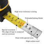 Auto-Lock Measuring Tape, 30-Feet (9M) Dual Side Retractable Tape Measure, Inch/Metric Scale, MID Accuracy, for Electricians, Carpenter, Surveyors and Engineers, with Rubber Protective Casing