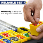 haisstronica Wire Ferrules Connectors Kit - 5000PCS AWG22-7 12 Sizes Pin Terminal Ends Assorted in Package, Insulated Cord Pin Ends Ferrule Connectors Used for Crimp in Wiring Electrical Projects