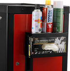 EMENTOL Magnetic Glove/Tissue Dispenser Holder Set, Black Glove Dispenser Wall Mount, Mount onto Tool Box or in Workshops