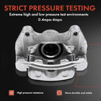 A-Premium Front Disc Brake Caliper Assembly with Bracket Compatible with Select Buick, Cadillac, Chevy and GMC Models - Malibu, LaCrosse, Regal, Impala, ELR, Equinox, Terrain, Allure, Cascada