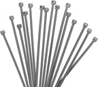 XINGO 1000 PCS 4 inch Cable Zip Ties, 18lb Strength, Small Tie Wraps Self-Locking Nylon Zip Ties for Indoor and Outdoor Use (Silver)