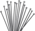 XINGO 1000 PCS 8 inch Cable Zip Ties, 18lb Strength, Small Tie Wraps Self-Locking Nylon Zip Ties for Indoor and Outdoor Use (Silver)