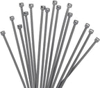 XINGO 1000 PCS 8 inch Cable Zip Ties, 18lb Strength, Small Tie Wraps Self-Locking Nylon Zip Ties for Indoor and Outdoor Use (Silver)