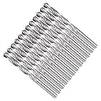 Drill Bit, 9/32" Cutting Diameter, 4241 HSS 118° Cutting Angle Uncoated Bright Versatile Jobber Bits - (Applications: for Drilling Plastic Wood Soft Metal), 12-Pieces