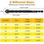 Concrete Drill Bit Set 12PCS - Masonry Drill Bit, Professional Masonry Drill Bit Set for Concrete/Glass/Brick/Cement/Tile/Wood/Etc, Industrial Strength Carbide Drill Bits Tip, 5/32"-1/2" by TITGGI