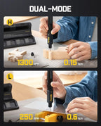 Fanttik K2 Nano Power Drill, Mini Precision Drill, Hand Drill, 20 Drill Bits, 800mAh Rechargeable, Tool Kit for DIY Projects, Shells, Plastic, Jewelry, PCB, Aluminum Plate
