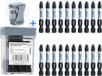 toolant 2 Inch Phillips Bit#2 Magnetic Anti Slip Impact Screwdriver Bits Set,20pcs Insert S2 Steel PH2 Driver Dit Set with CNC Machined Tips for Power Drill