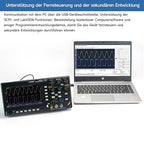 OWON Digital Oscilloscope with Dual-Channel Channels and Screen 7 inch / 18 cm, TFT-LCD Display, Portable Professional Oscilloscope Kit with 1GS/s Sampling Rate, Bandwidth 150MH,SDS215