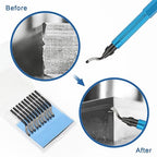 Deburring Tools Kit,Swivel Head Deburring Tool,Removing Burr for Metal Aluminum, Copper, Brass,PVC,Resin and Plastic Pipes,Tubes,with Extra 10 HSS Blades