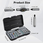 24 in 1 Magnetic Screwdriver Set, HYLEBOR Screwdriver Set with Detachable Handle, Mini Repair Tool Kit, Multipurpose DIY Precision Ratcheting Tool Set for Professional Work and Maintenance