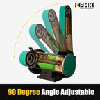 2"x48" Belt Grinder Attachment for Bench Grinders, 2x48 Inch Belt and 7 Inch Disc Sander Attachment for Bench Grinders with 5/8" Arbor