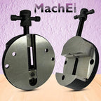 MachEl 4"/100mm Precision Rotary Table with 80mm Round Vice and Clamping T-Nut Bolts – Ideal for Horizontal and Vertical Milling and Indexing