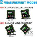 Digital Angle Finder with Electronic Laser Level,Inclinometer- 4-side Strong Magnetic Angle Gauge with Backlight, Finder Measuring Tool for Woodworking Tablesaw(Laser Level is Class II, Output<5mW)