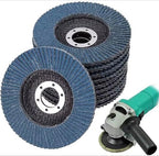 SIGNI 4" x 5/8" Premium Zirconia Flap Discs T27 10-Pack (4.5 inch T27 40#)