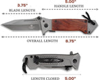 Snake Eye Tactical Heavy Duty Every Day Carry Folding Pocket Knife