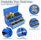 Rolling Tool Chest with Wheels, 8-Drawer High Capacity Tool Box with Wheels, Removable Storage Toolbox with Lock for Garage, Workshop