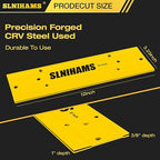 Sheet Metal Bender, 12 Inch Folding Tool for HVAC, Ductwork, Precision Folding Tool for 3/8" & 1" Folds, Heavy-Duty Sheet Metal Tools for Pros