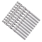 Drill Bit, 6.5mm Cutting Diameter, 4241 HSS 118° Cutting Angle Uncoated Bright Versatile Jobber Bits - (Applications: for Drilling Plastic Wood Soft Metal), 10-Pieces